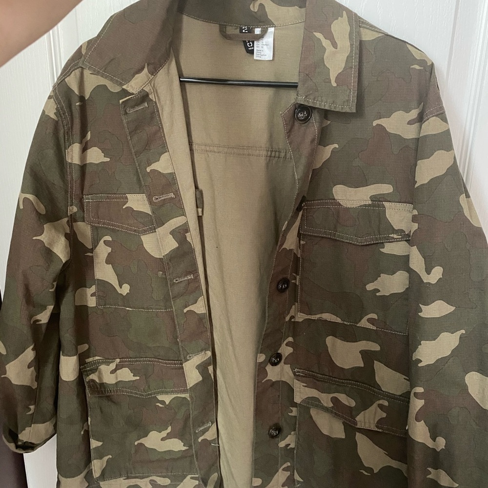 Camo utility jacket